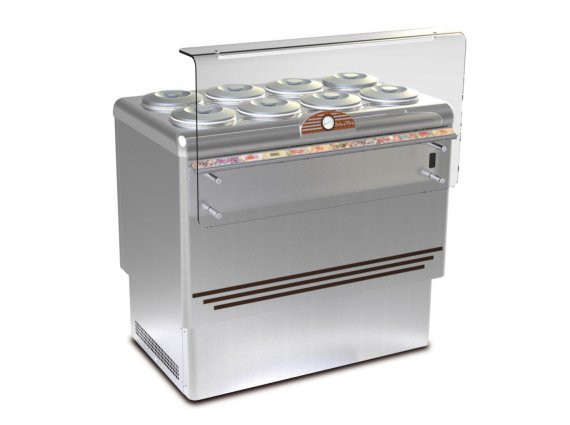 Vetrina per gelato in carapine Dolce Vita 8 Luxe